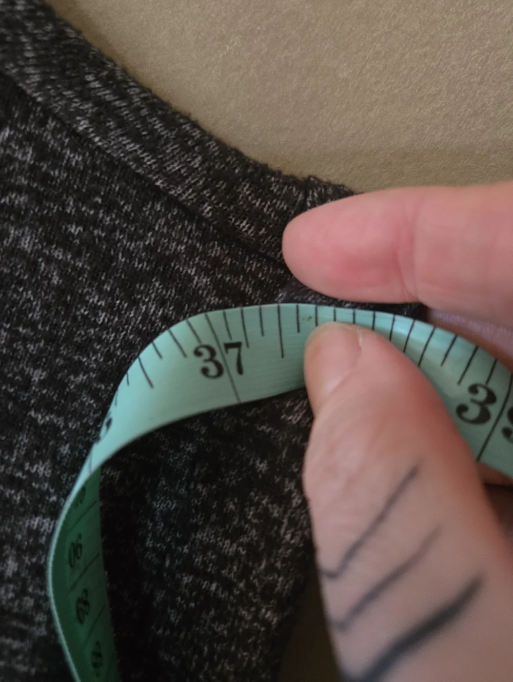 Anthropologie Philosophy | Heather Charcoal Open Front Cardigan, Size 3XL - Picture 7 of 7